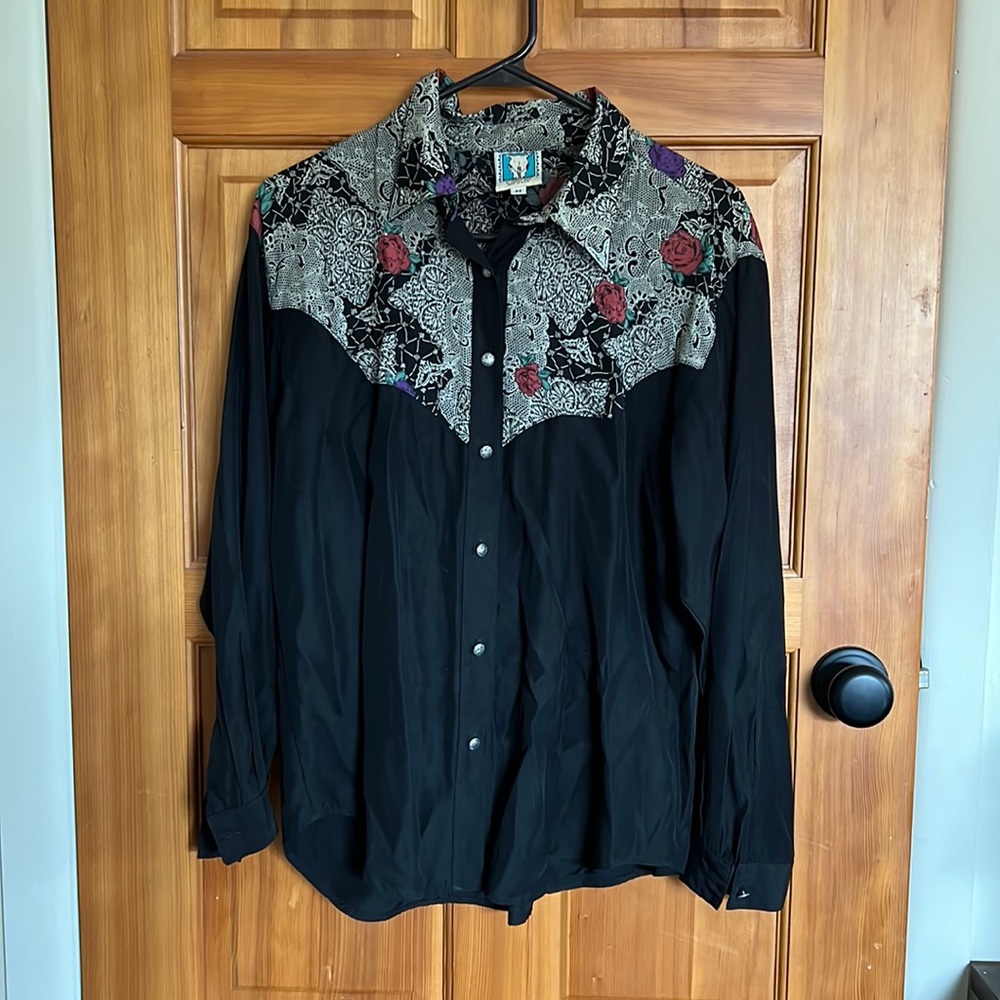 Vintage Desert West by Sherry Holt button down.